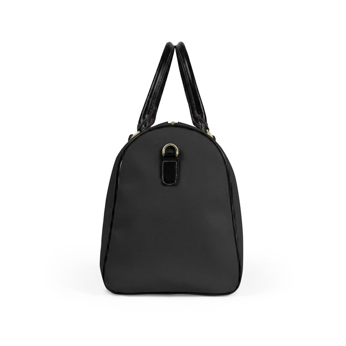 Leather Travel Bag — "No Excuses Just Discipline" Duffle (Built by Wanza)