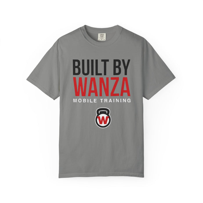 Built By Wanza Mobile Training T-shirt | Motivational Fitness Workout Tee