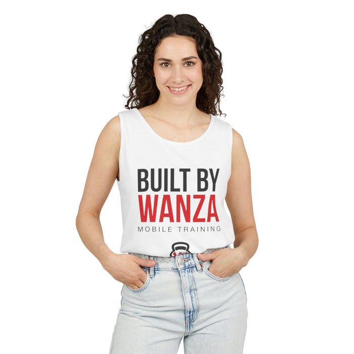 Built By Wanza Tank Top — "Built Different" Fitness Tank