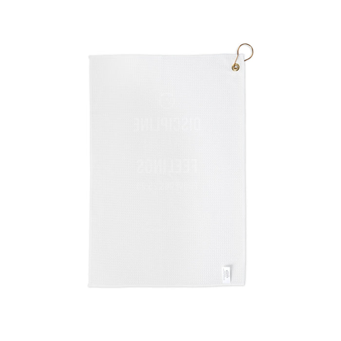 Golf Towel — 'Commit Your Works to the Lord' Inspirational Golf Towel (Proverbs 16:3)
