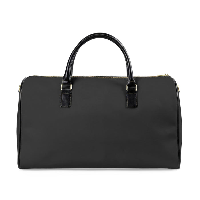 Leather Travel Bag — "No Excuses Just Discipline" Duffle (Built by Wanza)