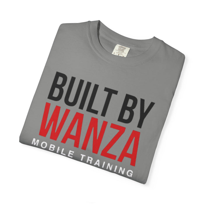 Built By Wanza Mobile Training T-shirt | Motivational Fitness Workout Tee