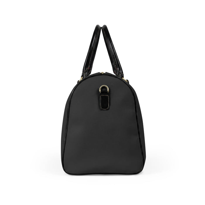 Leather Travel Bag — "No Excuses Just Discipline" Duffle (Built by Wanza)