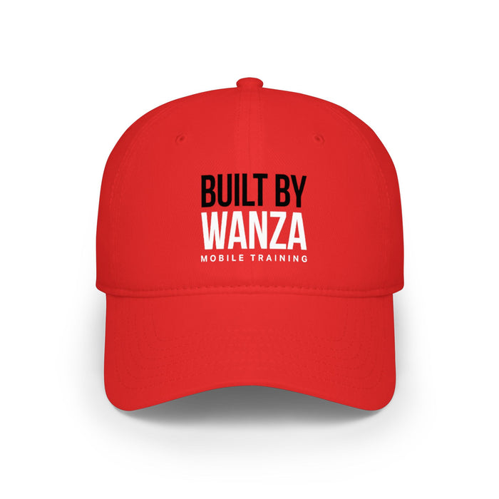 Built By Wanza Baseball Cap – Red Low Profile Hat (Built By Wanza Mobile Training)