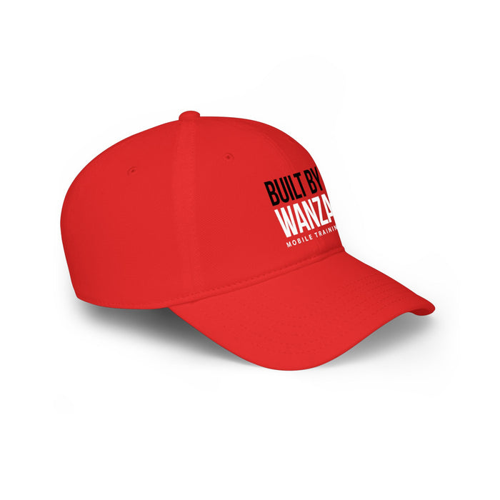 Built By Wanza Baseball Cap – Red Low Profile Hat (Built By Wanza Mobile Training)