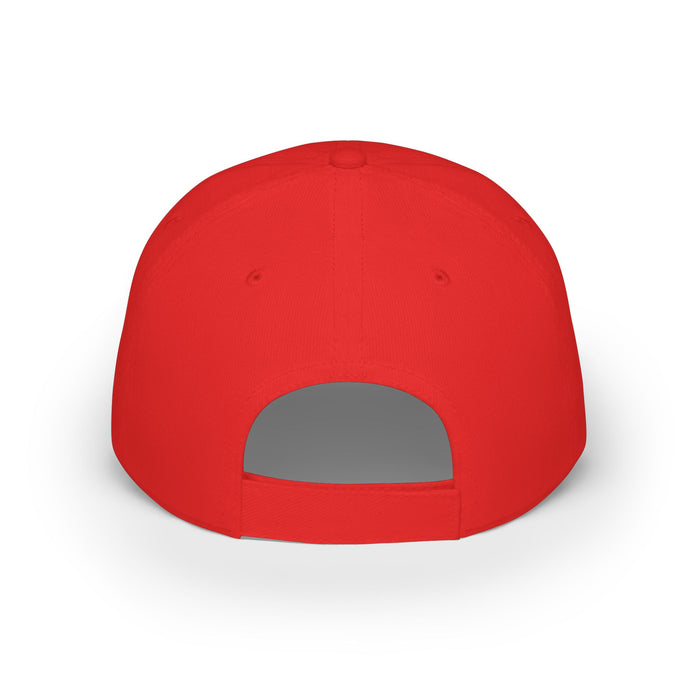 Built By Wanza Baseball Cap – Red Low Profile Hat (Built By Wanza Mobile Training)