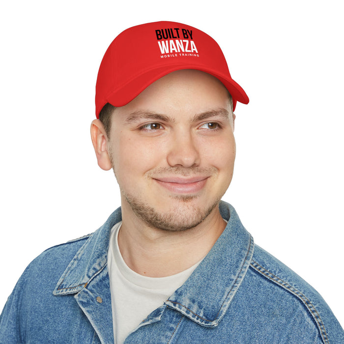 Built By Wanza Baseball Cap – Red Low Profile Hat (Built By Wanza Mobile Training)
